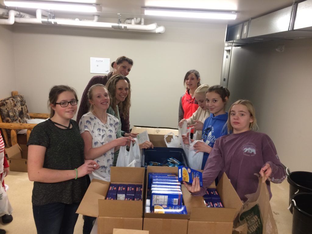 Girl Scout Cadettes Troop 1354 Packing like Pros