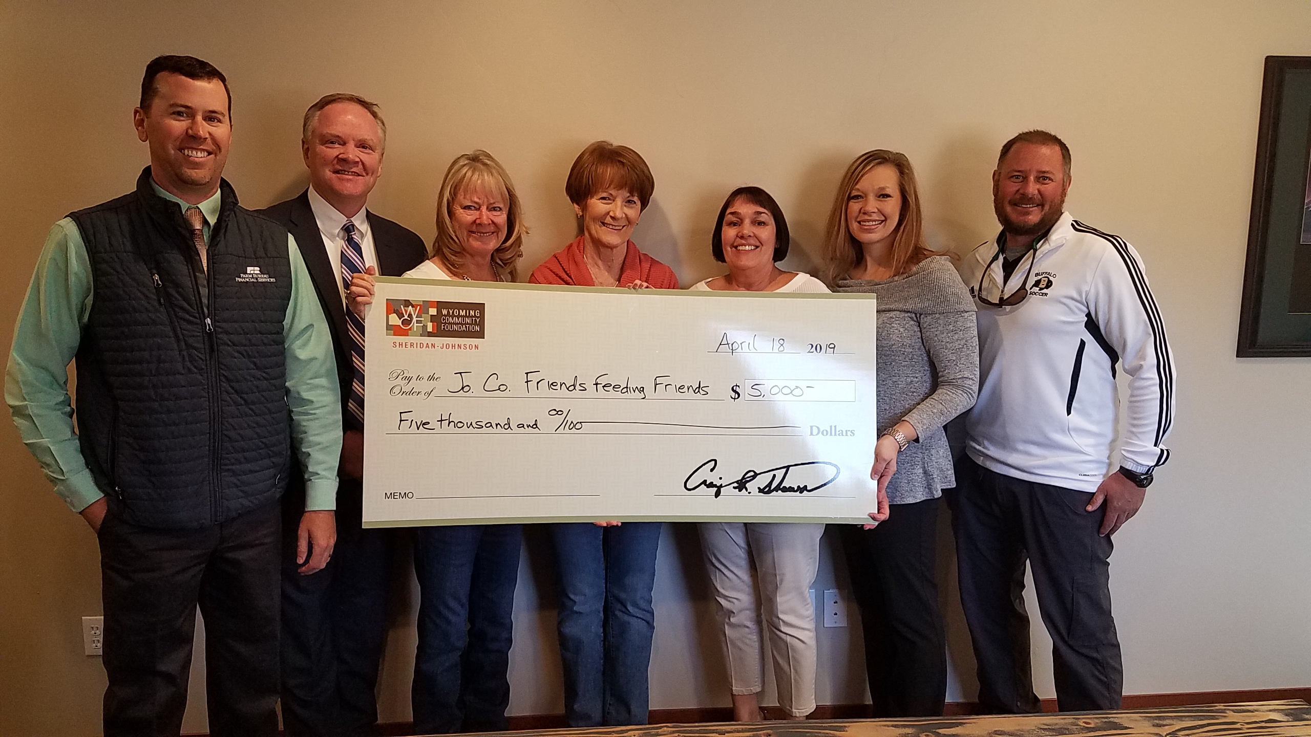 JC-FFF awarded Wyoming Community Foundation Grant – Thank You!