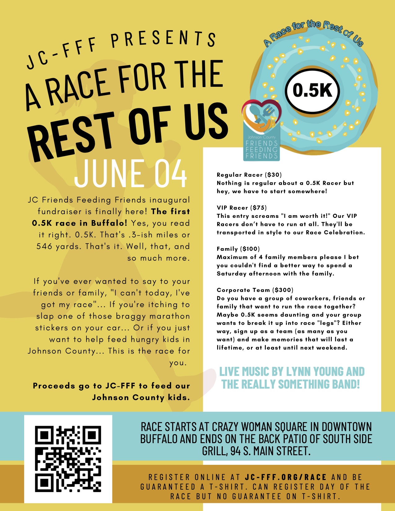 Sign Up Now for JC-FFF\’s 1st Annual 0.5K Race for the Rest of Us – June 4, 2022 @ 4:00 pm