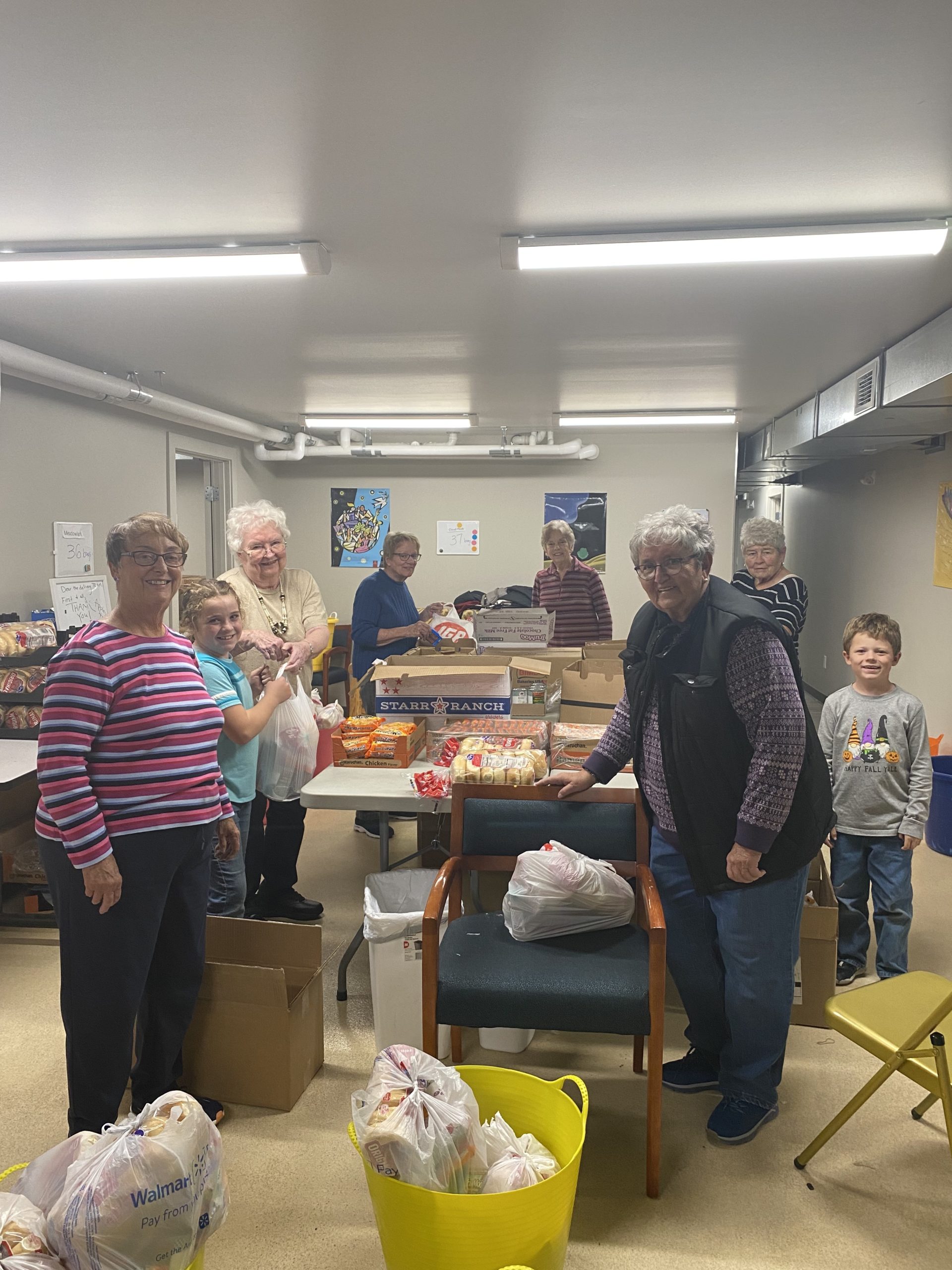 TOPS/BETA Group give their time monthly to Friends Feeding Friends