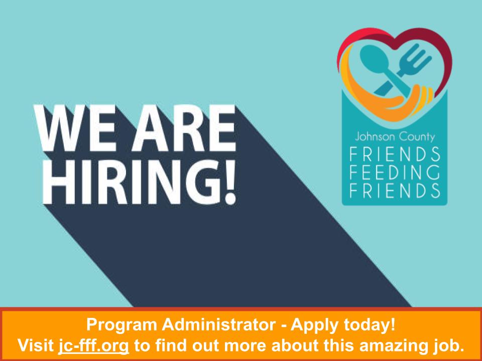 JC-FFF is hiring a Program Administrator!